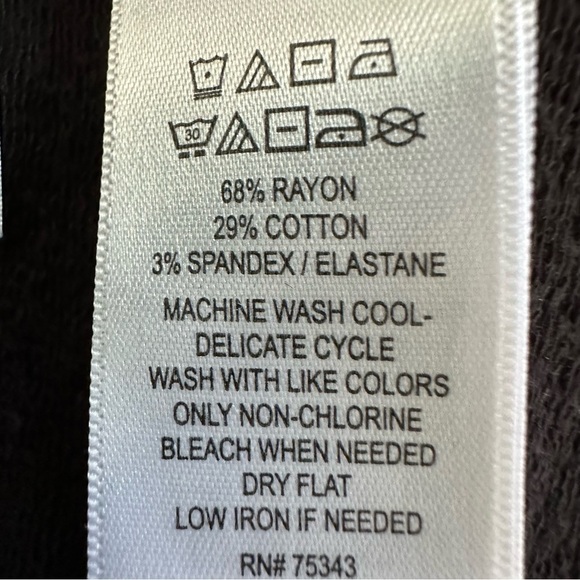 Tahari Stretch Long Sleeve Jacket Classic Blazer, Black, size Medium - Picture 8 of 8